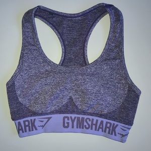 gymshark flex sports bra in the color purple
